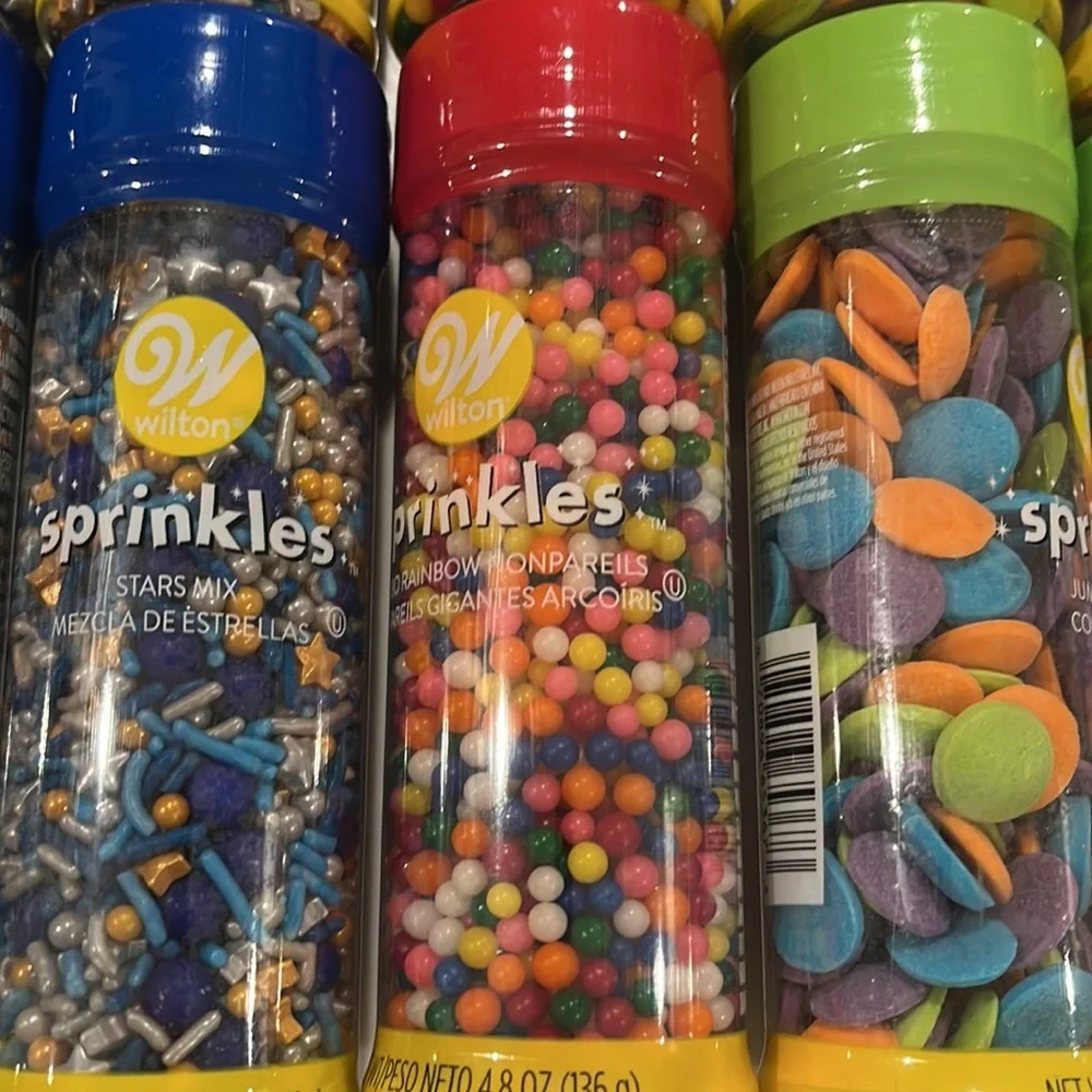 15 Wilton Multi-Color Sprinkles, NWT